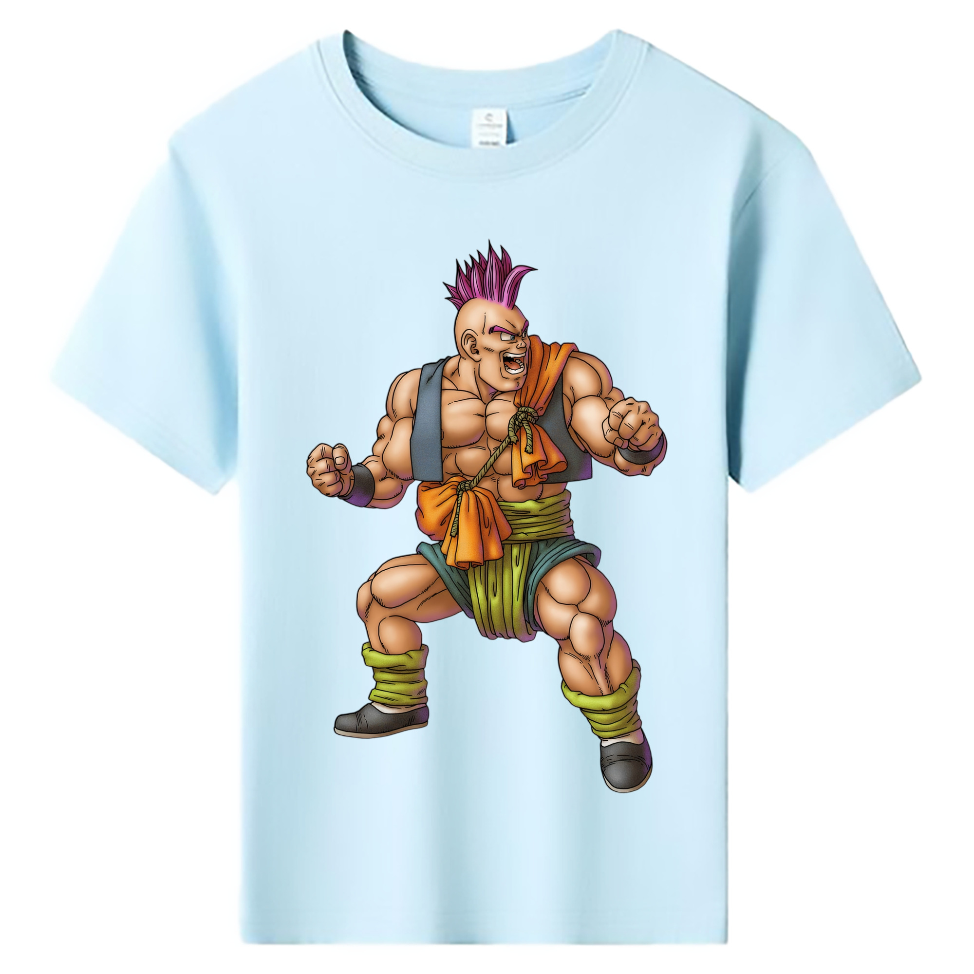 （画像用） ドラゴンクエスト Doragon Kuesuto Dragon Quest 綿100％キッズTシャツ（フロントプリント）